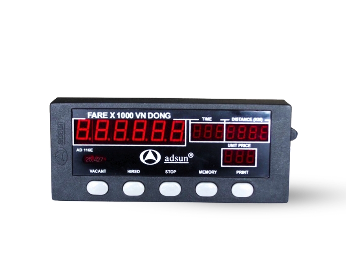 Đồng hồ tính cước taxi Adsun AD116F
